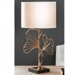 Lotto Gold and Beige Table Lamp