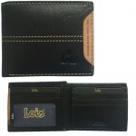 Lois black Leather Wallet