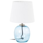 Blue glass lamp 36 cm