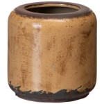 Small Flower pot in aged ceramic