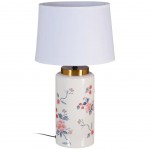 Floral ceramic lamp 50 cm