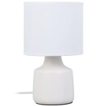 White ceramic lamp