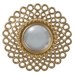 Gold resin wall mirror