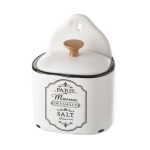 Retro ceramic salt box