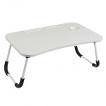 Tray on legs in metal and MDF - White