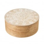 Astro round box in MDF wood