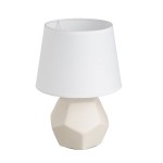 Beige Ceramic lamp 26 cm