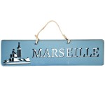 Decorative wooden plaque Marseille