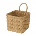 Braided paper fiber basket - Beige