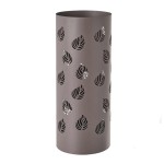 Grey metal umbrella stand 48.5 cm