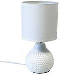 Ceramic lamp 25 cm - white