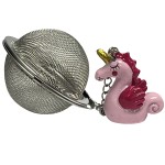 Sea unicorn charm tea ball