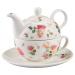 Rosie White Tea for One - Bone China