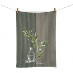Oil And Olives - Cotton tea towel 50 x 70 cm