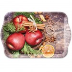 Mini rectangular tray - Winter Apples