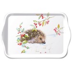 Mini rectangular tray Hedgehog In Winter