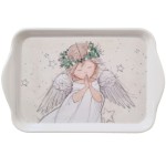 Mini rectangular tray - Praying angel