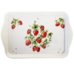 Mini Rectangular Tray 20.5 x 13.5 cm - strawberries