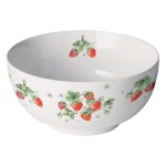 Fine Porcelain Bowl - Bunch of strawberries