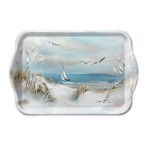 Mini rectangular melamine tray Dunes and Sailboat  Ambiente