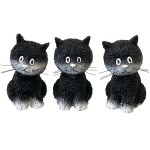 Dubout's Cat Figurines - Cats in a row