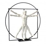 Lonard de Vinci - VITRUVIAN MAN Figurine 22 cm