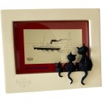 Cats by Dubout Photo Frame - THREESOME