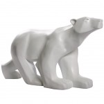 Statue The white bear of Franois Pompon 65 cm