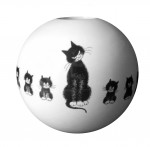 Cats by Dubout Vase - L'ALIGNEMENT