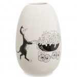 Cats by Dubout Vase