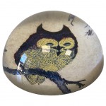 Paperweight - Japanese Owl on Magnolia