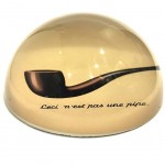 Paperweight - This is Not a Pipe by MAGRITTE