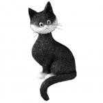 Cats by Dubout Figurine - LITTLE MISS PRECIOUS