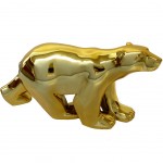 Statue Gold bear of Franois Pompon - 11 x 21 x 6 cm