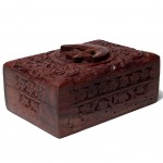 Moon and Star small box carved