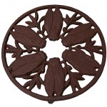 Cigales cast iron round trivet 21 cm