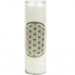 Aromatic Stearin Candle  - 100 hours - Flower of Life