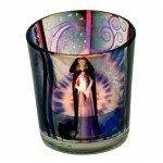 Candle light holder Wicca fairy