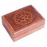 OM small box carved
