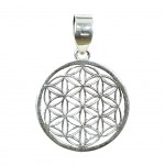 Flower of life pendant silver