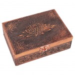 Tarot box Lotus copper colour