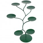 Green Metal Lotus Flower Candle Holder Delivered without Lotus