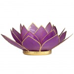 Lotus candleholder lilac