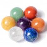 Feng shui 7 chakra gemstone spheres