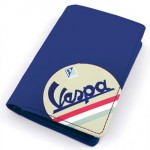 Vespa blue card holder
