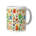Christmas angels mug