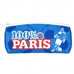 100% Paris blue pencil case