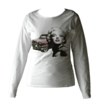Marilyn Monroe white Long sleeve T-shirt