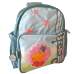 Winnie the pooh, green backpack