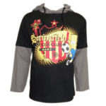 Simpsons long sleeve t-shirt with hood